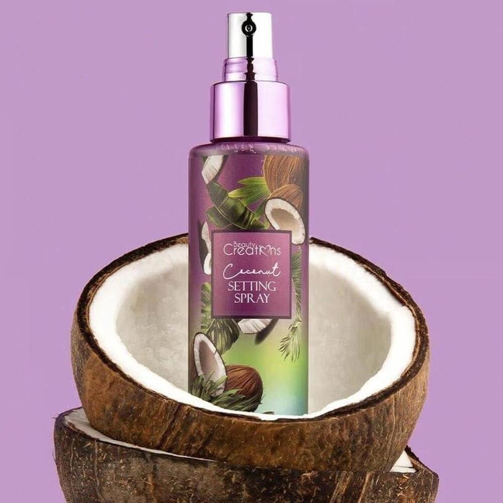 New Coconut Scented Beauty Creations Setting Spray